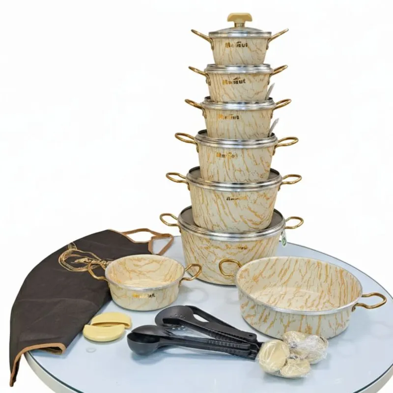 سرویس قابلمه و ماهیتابه 21 پارچه گرانیتی ماموت gallery0