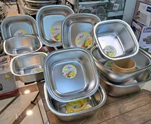 ست آبکش و لگن استیل برند یونیک اصل gallery4