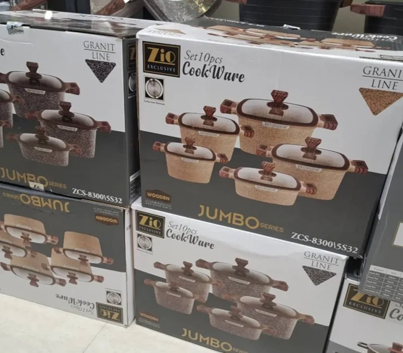 سرویس قابلمه زیو 10 پارچه مربع gallery3