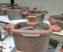 سرویس قابلمه زیو 10 پارچه مربع gallery2