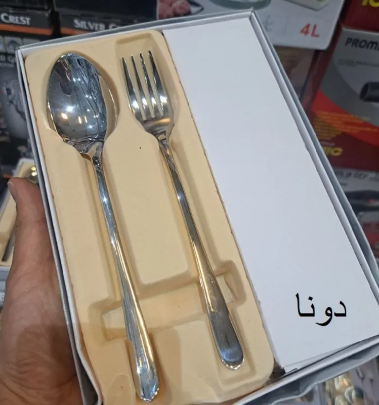 قاشق و چنگال استیل ضخیم برند یونیک gallery2