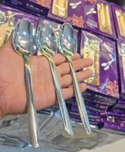 قاشق و چنگال استیل ضخیم برند یونیک gallery1