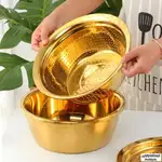 آبکش و لگن طلایی برند یونیک thumb 2