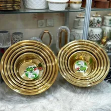 آبکش و لگن طلایی برند یونیک gallery7