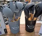 کفگیر ملاقه 12 پارچه برند کیچن ست سیلیکونی thumb 3