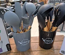 کفگیر ملاقه 12 پارچه برند کیچن ست سیلیکونی gallery2