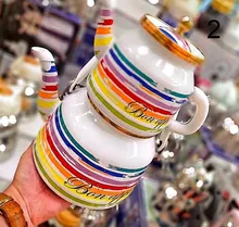 کتری قوری لعابی لوله دار لایت gallery1