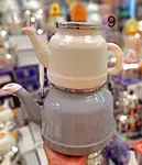 کتری قوری لعابی لوله دار لایت thumb 9