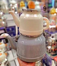 کتری قوری لعابی لوله دار لایت gallery8