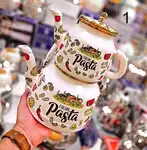 کتری قوری لعابی لوله دار لایت thumb 1