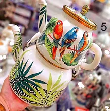 کتری قوری لعابی لوله دار لایت gallery4