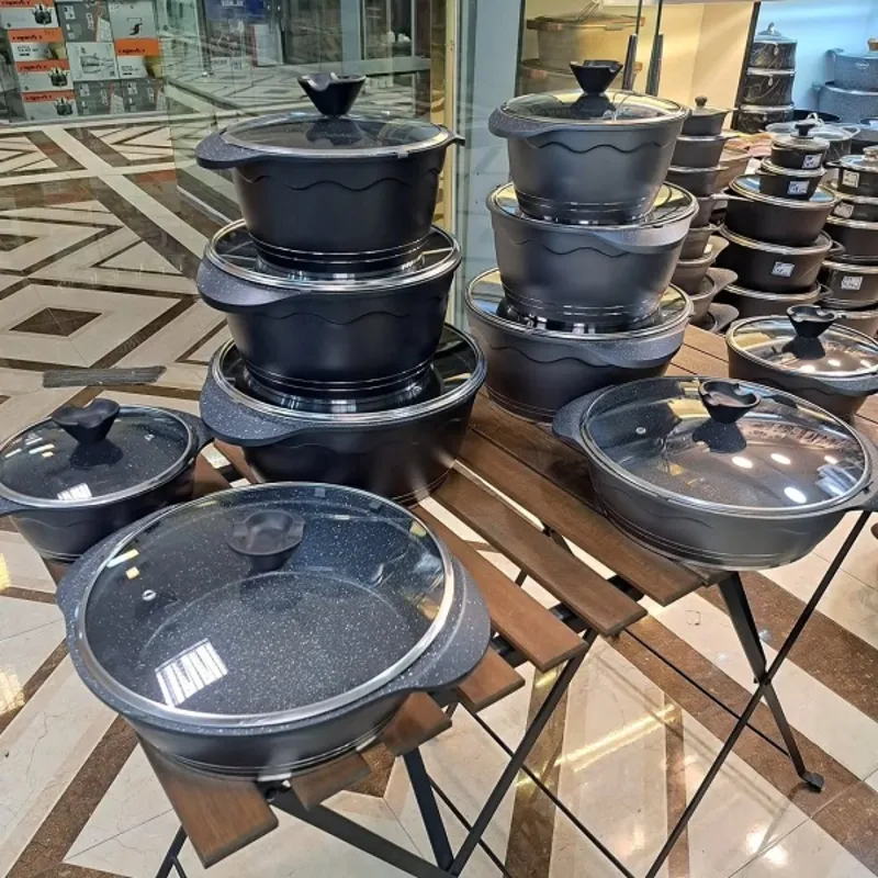 سرویس قابلمه چدن گرانیت قالب دالتون gallery0