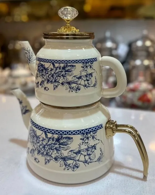 کتری و قوری لعابی برند میس بتی gallery1