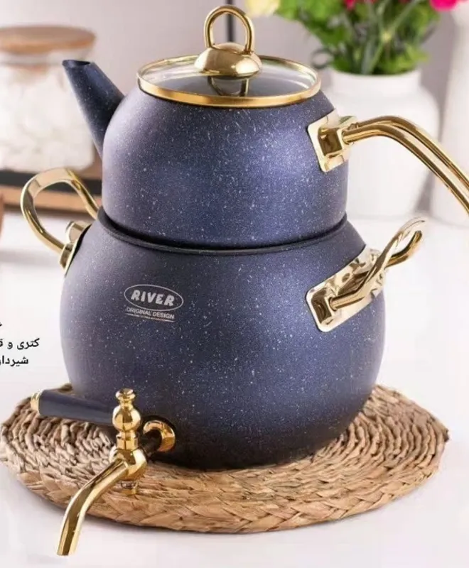 کتری قوری گرانیتی برند ریور شیردار gallery3