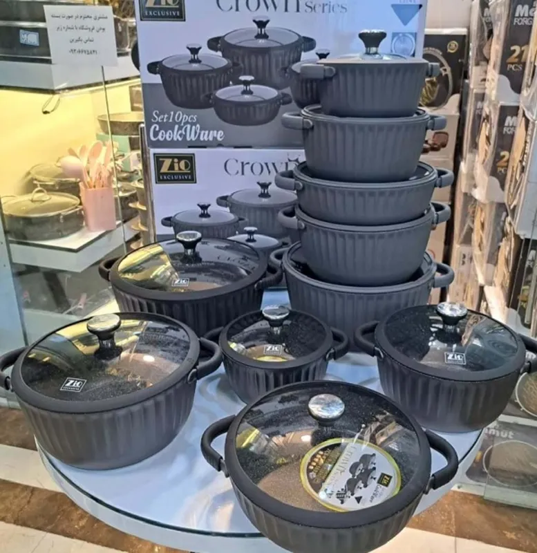 سرویس قابلمه برند زیو 10پارچه gallery6