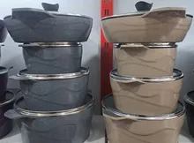 سرویس قابلمه چدن گرانیتی برند هورال gallery8