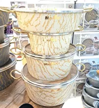 سرویس قابلمه و ماهیتابه 12 پارچه برند ماموت gallery2