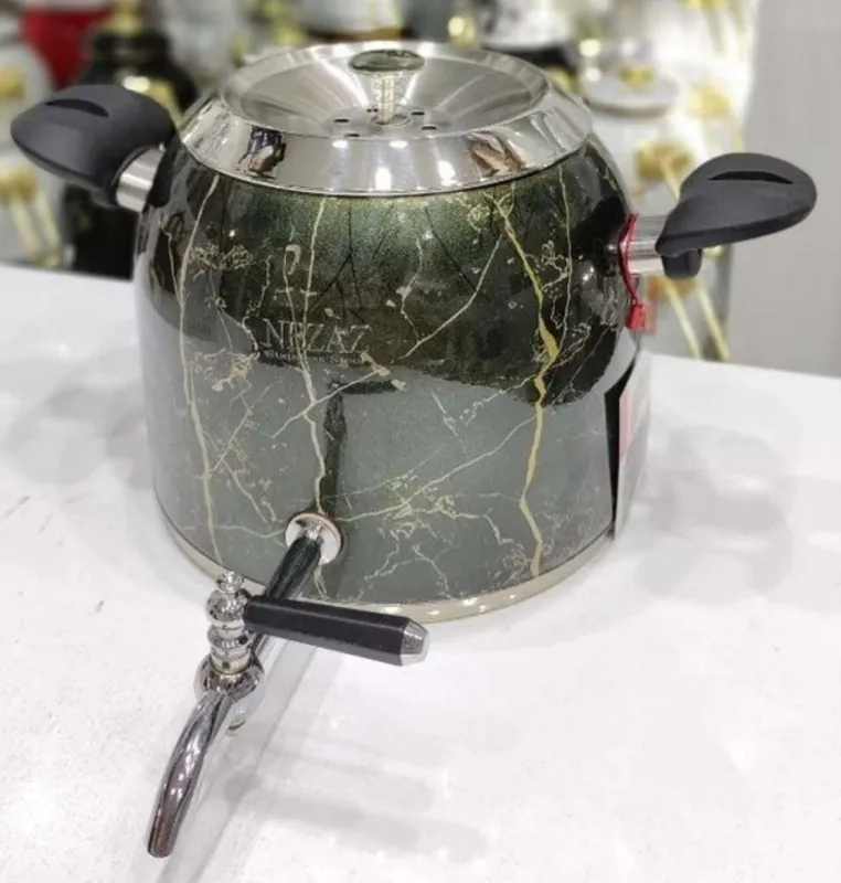 کتری قوری شیرداربرند نزاز طرح ماربل gallery4