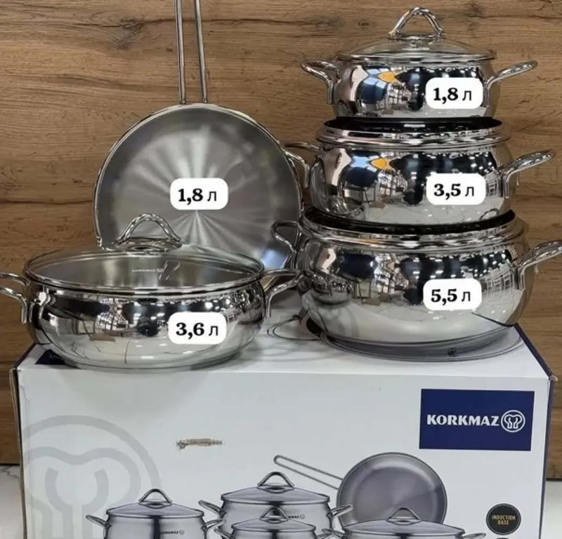 سرویس قابلمه و ماهیتابه برند کرکماز gallery1