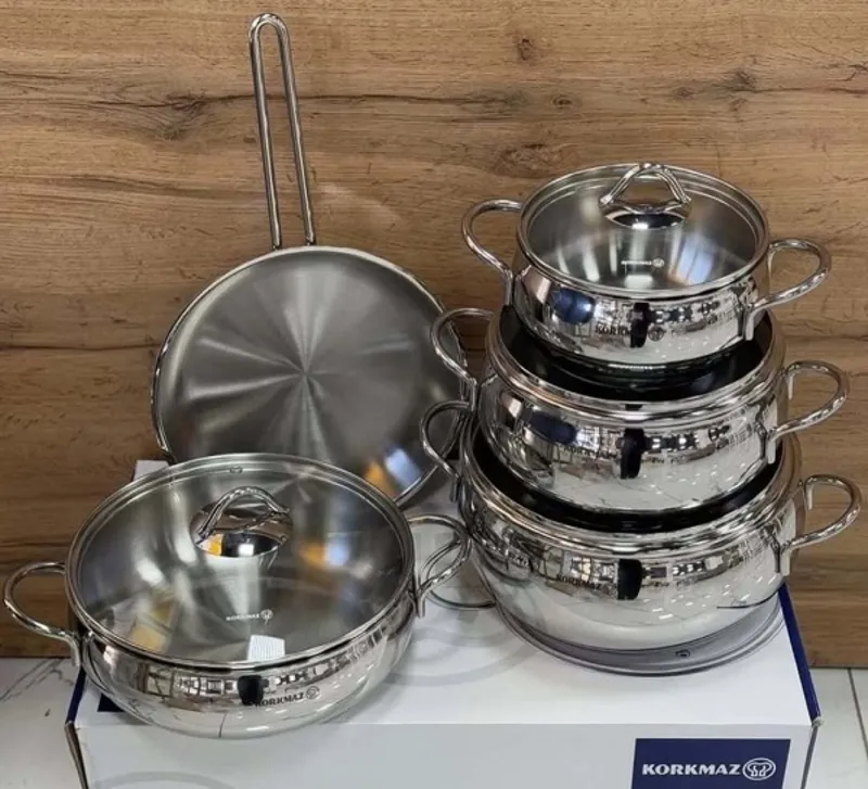 سرویس قابلمه و ماهیتابه برند کرکماز gallery4