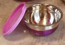 کاسه استیل 5 تکه درب دار رنگی برند YYI gallery5