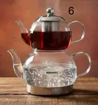 کتری قوری پیرکس Korkmaz thumb 6