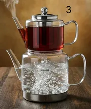 کتری قوری پیرکس Korkmaz gallery2