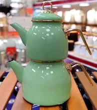 کتری قوری لعابی لوله ای برند لایت gallery6