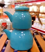 کتری قوری لعابی لوله ای برند لایت gallery8