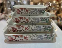 ست چهار تابه مستطیل سرامیکی gallery2