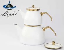 کتری قوری لعابی لوله ای برند لایت gallery9