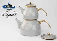کتری قوری لعابی لوله ای برند لایت gallery10