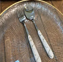 قاشق و چنگال سرامیکی برند ام جی اس gallery5