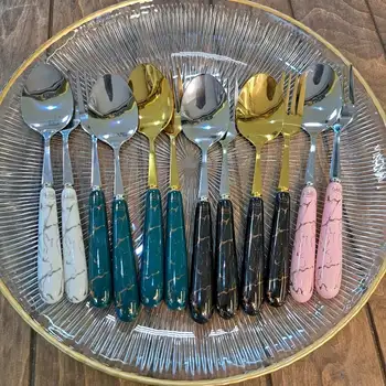 قاشق و چنگال سرامیکی برند ام جی اس