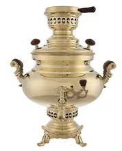 سماور زغالی برند عالی نسب مدل زرینه ظرفیت 5 لیتر gallery0