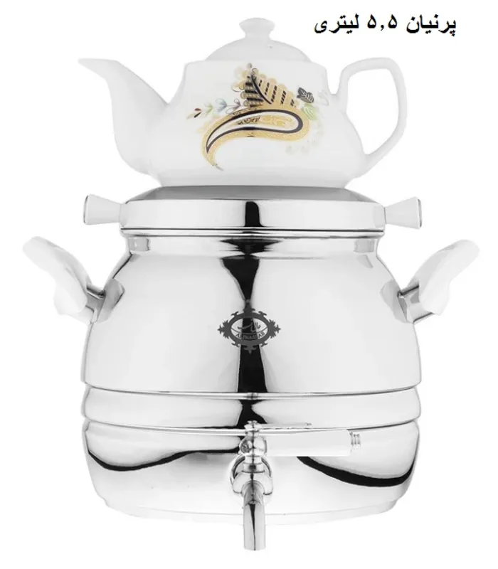 سماور گازی برند عالی نسب 5 لیتری gallery1