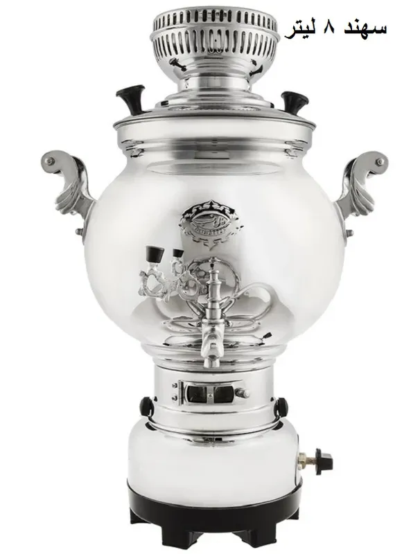 سماور گازی برند عالی  نسب 8 لیتری مدل سهند پیلوت دار gallery0