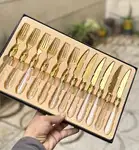 سرویس کارد و چنگال اکلیلی وارداتی 12 پارچه thumb 4