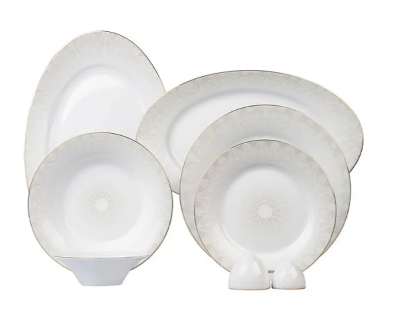 سرویس چینی 35 پارچه غذاخوری سریر سپید gallery0