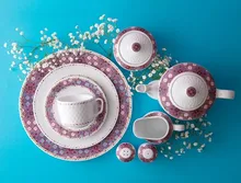 سرویس 102 پارچه زرین طرح توسکانی gallery5