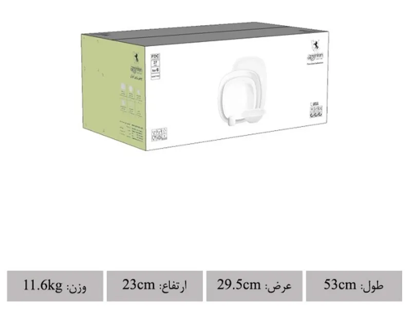 سرویس چینی 27 پارچه کوآترو مدل مونت کارلو طلایی gallery4