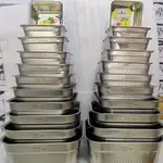 آبکش و لگن استیل مربعی یونیک 22 پارچه thumb 2