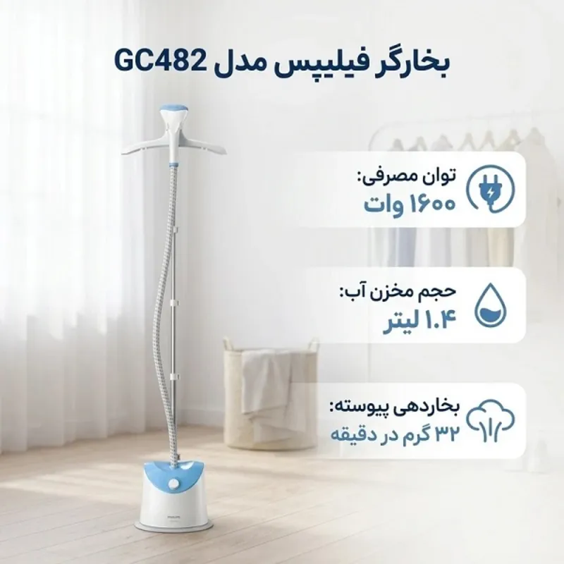 بخارگر فیلیپس مدل GC482 gallery1
