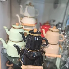 کتری قوری لعابی یونیک ترکیه ای وارداتی gallery7